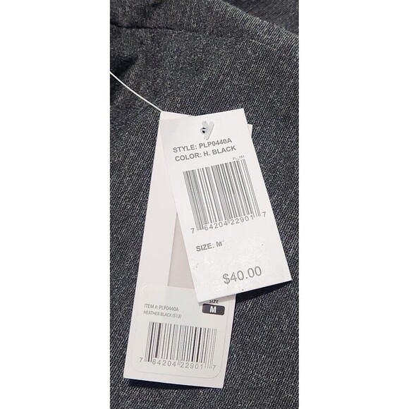 Peace And Pearls Leggin Women Medium Color Gray charcoal Tummy Control (B4) - Picture 10 of 12